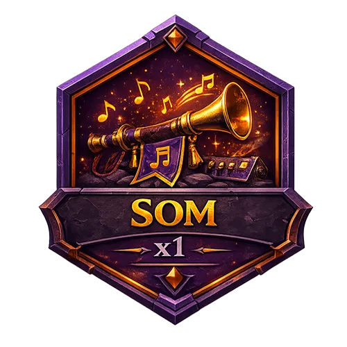 Emblema de Som com peso de 1